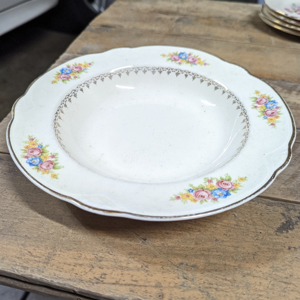 Vintage Homer Laughlin dishes platters bowls from 40s 50s